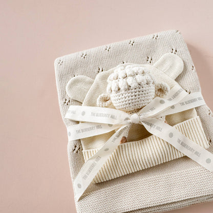 Teether Lamb Baby Newborn Rattle Gift Toy Sheep Farm