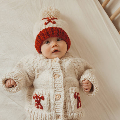 Candy Cane Cardigan Sweater  Baby & Toddler