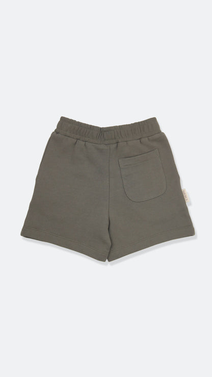 French Terry Shorts - Dusty Olive
