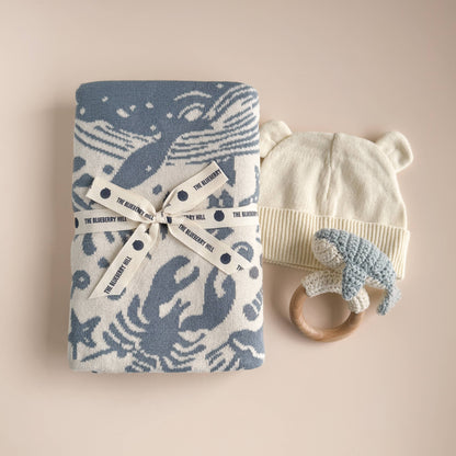 Nautical Blanket | Organic Cotton Kids & Baby Decor