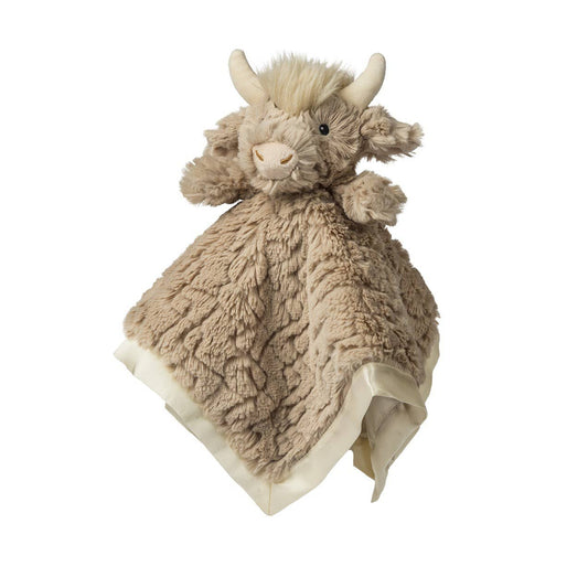 Putty Nursery Highland Cow Blanket