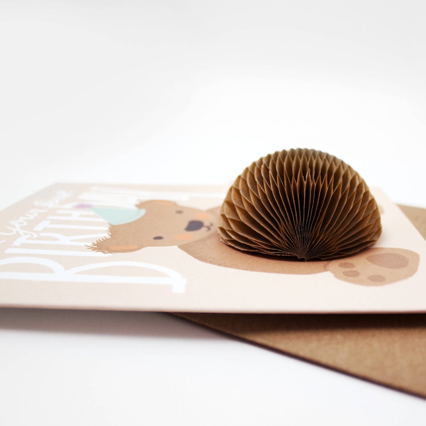 Pop-up Card - Teddy Bear - First Birthday