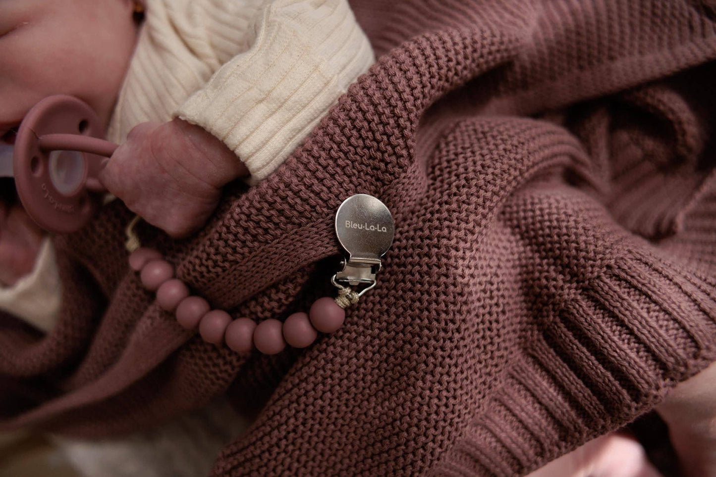Heritage Knit 100% Organic Luxury Cotton Swaddle Receiving Baby Blanket