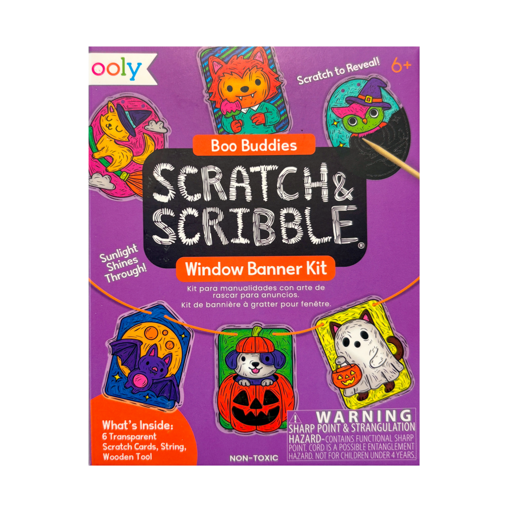 Mini Scratch & Scribble Window Banner Kit - Boo Buddies - view 5