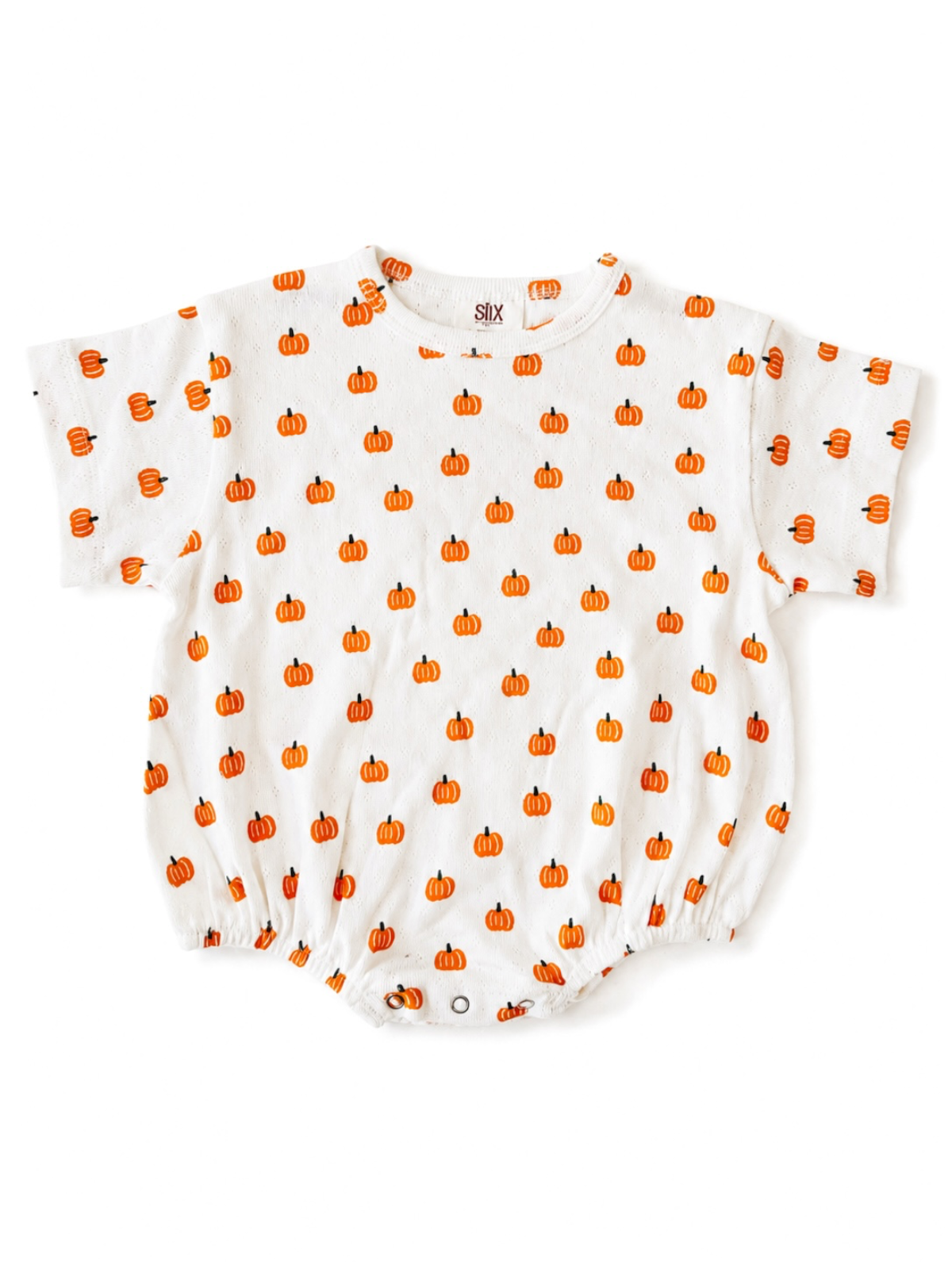 Pumpkin / Organic Pointelle T-Shirt Bubble