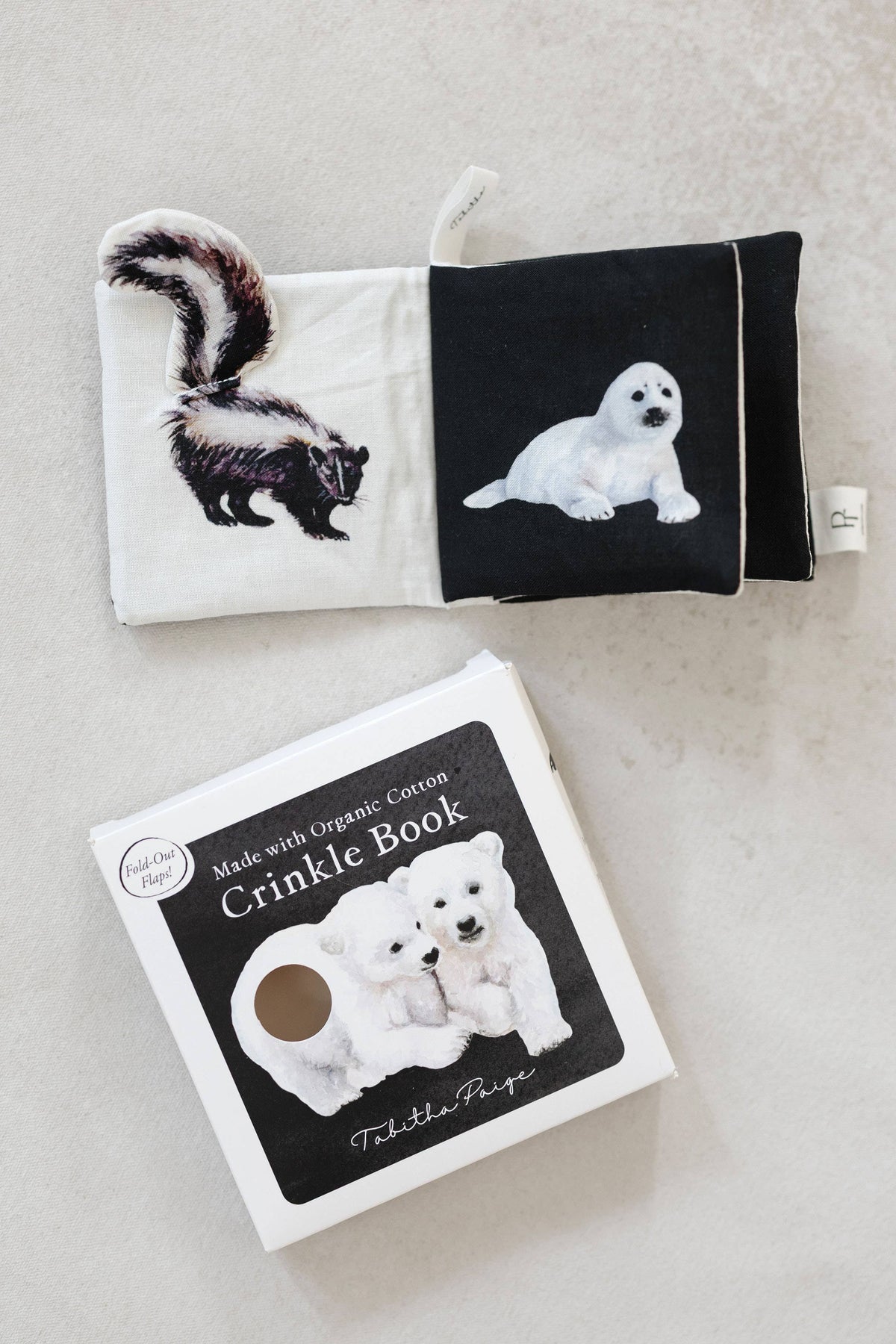 Crinkle Book Made with ORGANIC Cotton
