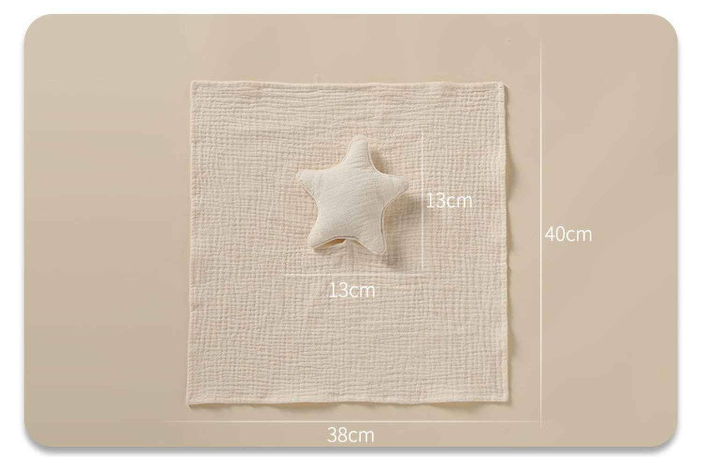 Star Baby Tiny Blanket Colour: Cream