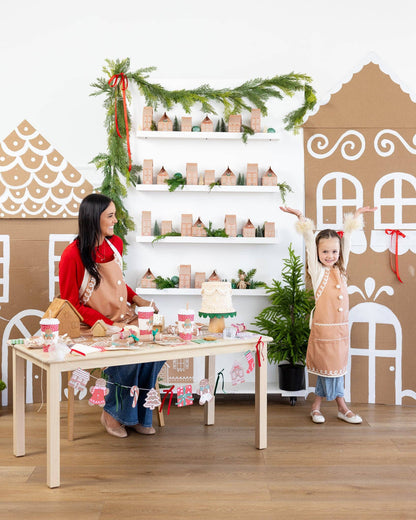 Gingerbread Apron - Youth