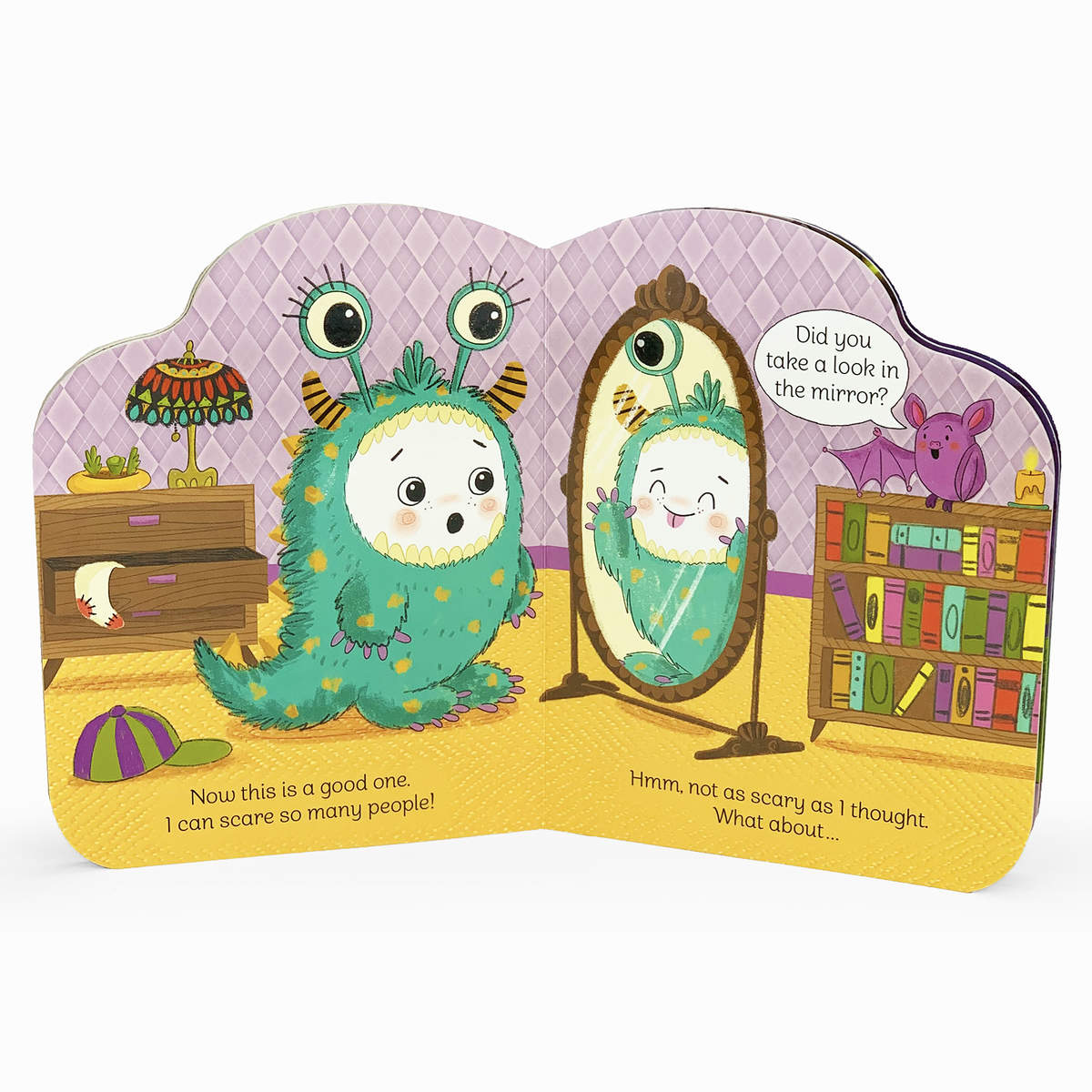 Funny Little Ghost Novelty Shaped Halloween Board Book