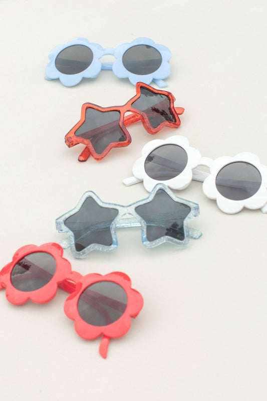 Red, White & Blue Kids Sunglasses