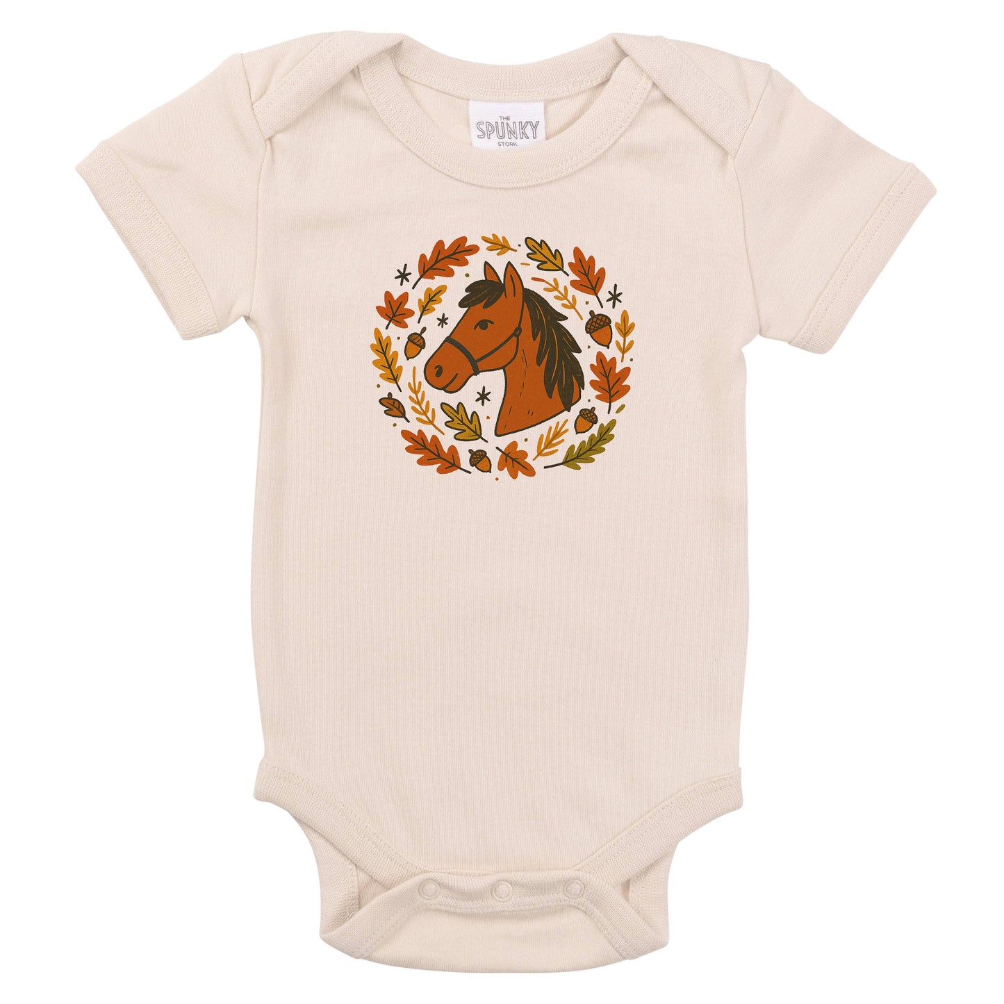 Autumn Horse Wreath Bodysuit