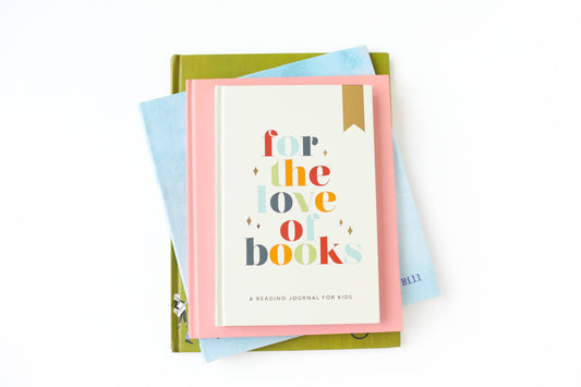Reading Journal for Kids: For the Love of Books, A Book Journal and Planner for Children to Track, Log, Report and Review