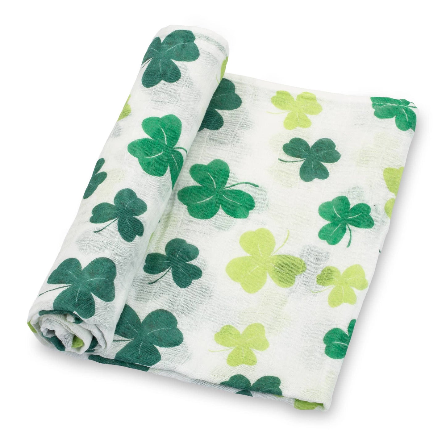 Lucky Shamrock St. Patrick's Day Swaddle Blanket