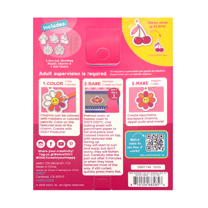 Mini Shrink-Its! DIY Shrink Art Kit - Good Vibes
