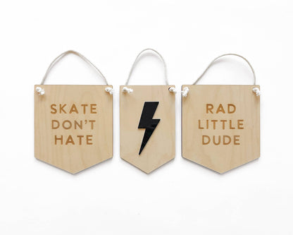 Rad Little Dude, Kids Nursery Room Decor, Baby Wall Sign - view 2
