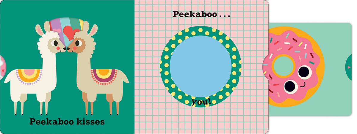 Peekaboo: Love - An Interactive Board Book for Babies & Toddlers with Mirror & Sliders to Push, Pull, or Turn