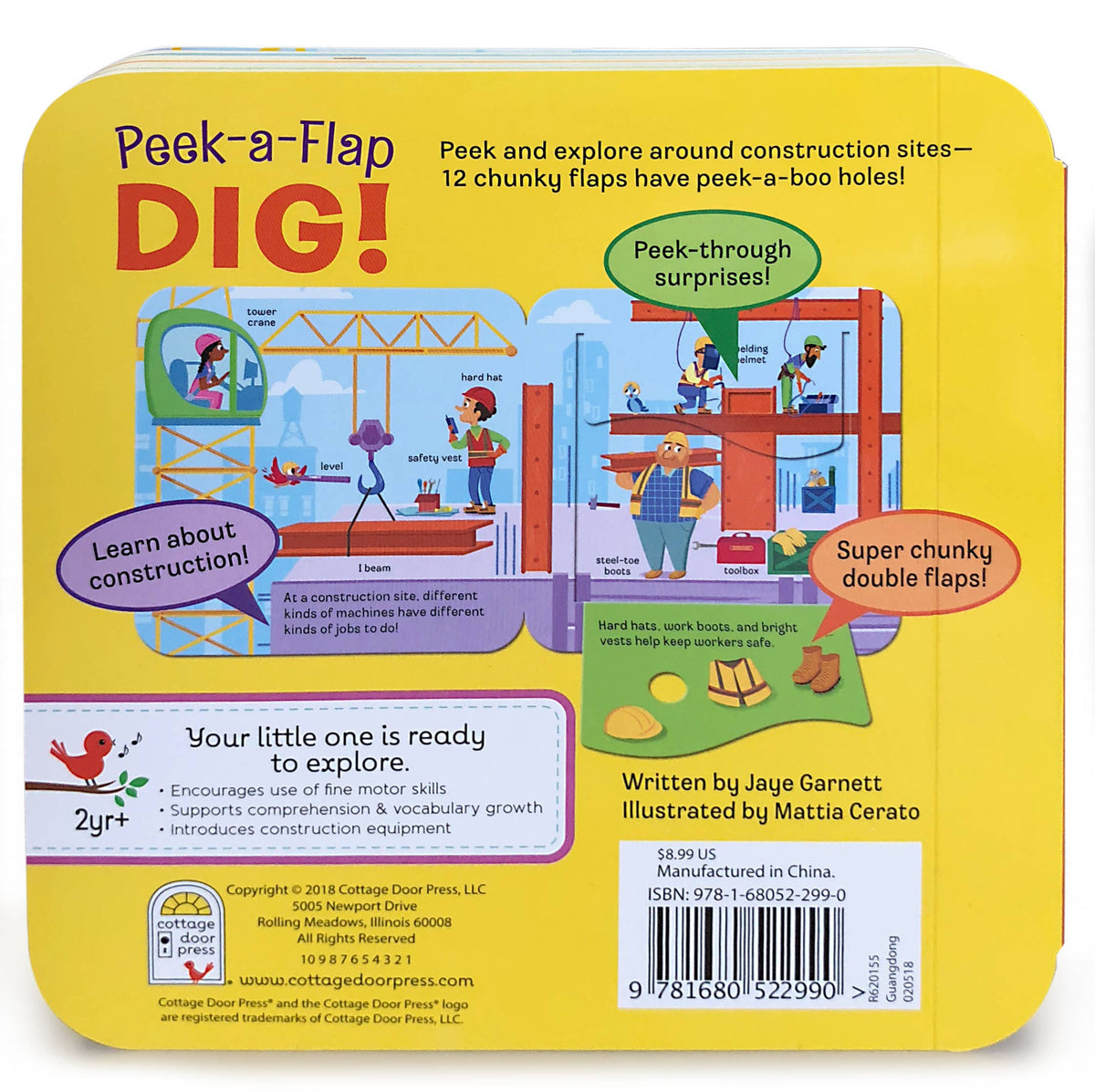 Dig! Construction Lift-a-Flap Board Book - view 3