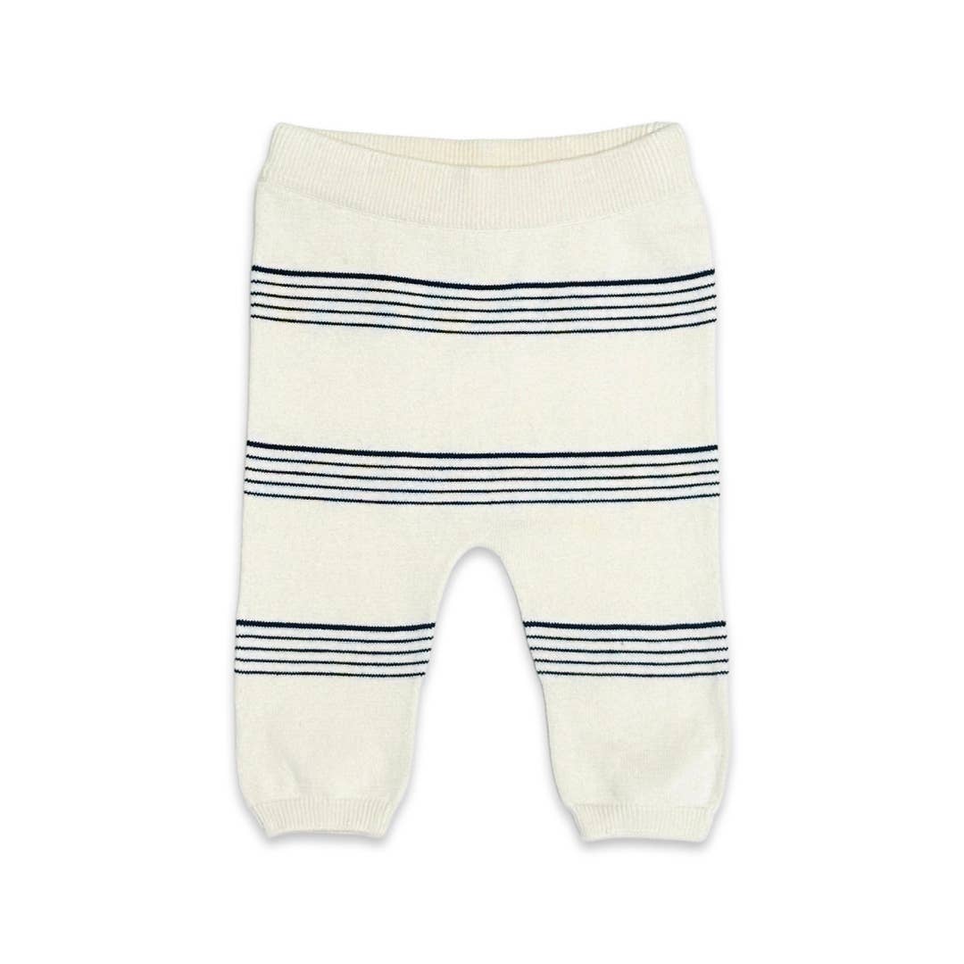 Stripe Sweater Knit Baby Pullover & Pants Set