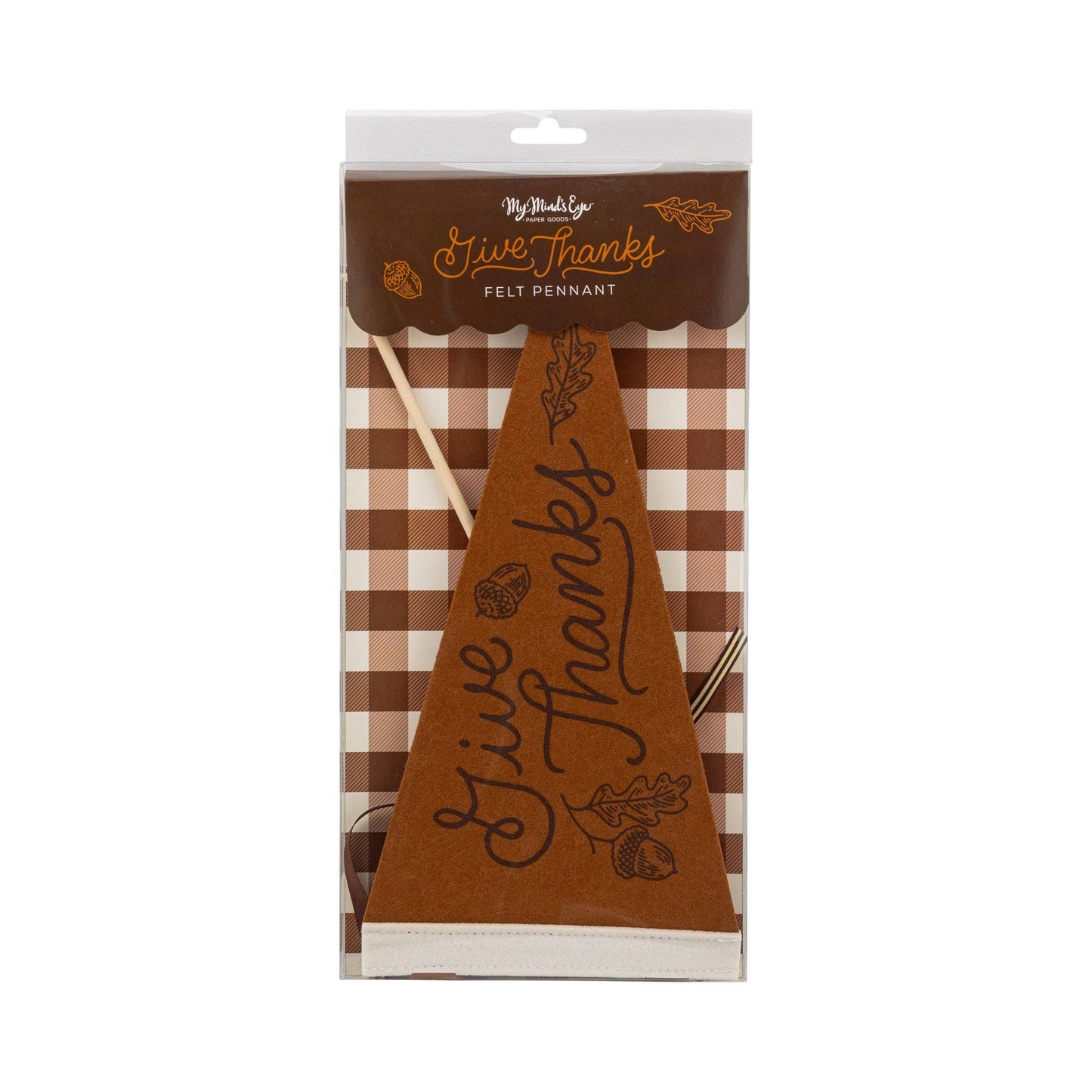 Give Thanks Felt Pennant