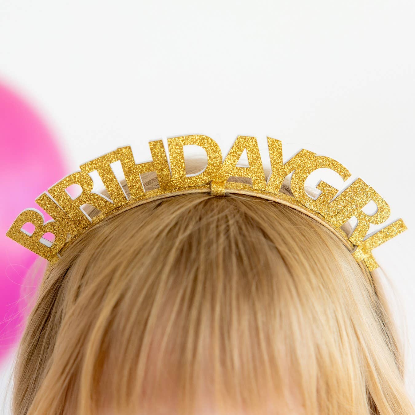 Gold Birthday Girl Headband - Kids Birthday Headband