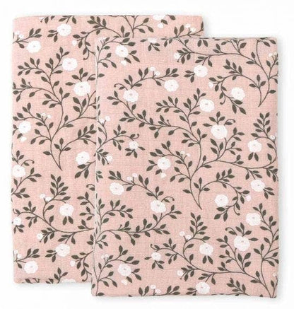 Dusty Pink Blossoms Swaddles/Muslin Cloth Set