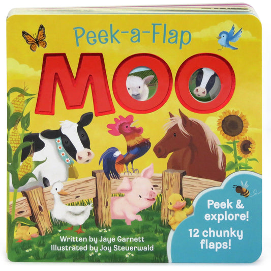 Moo - Lift a Flap Farm Board Book