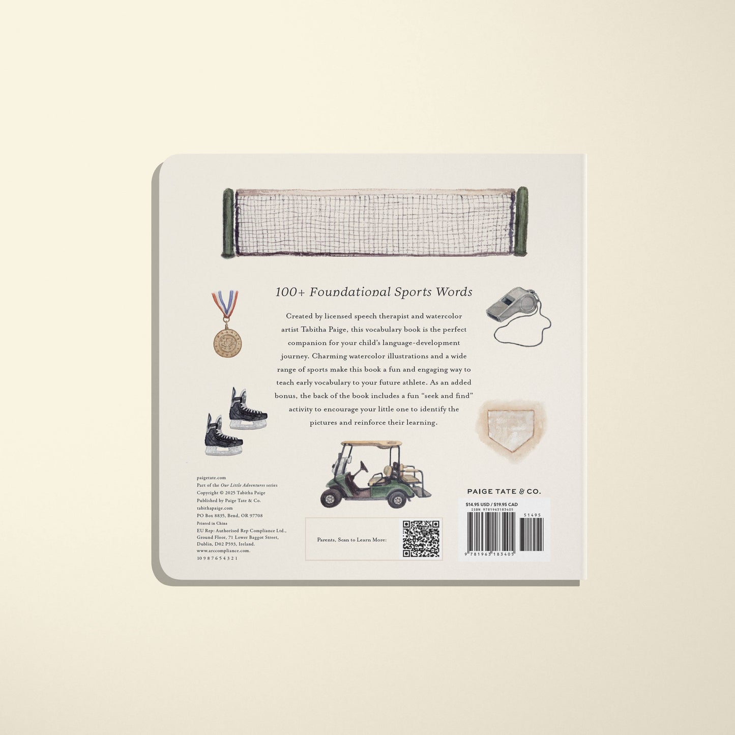 Our Big Book of Sports: A Collection of 100+ Foundational Words for Future Athletes