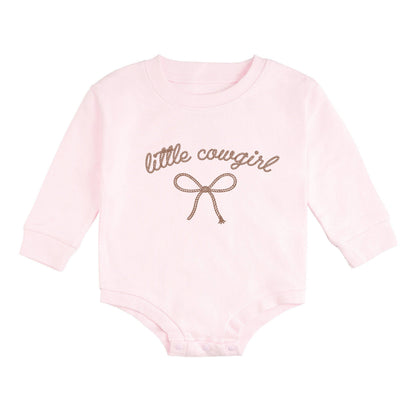 Little Cowgirl Western Long Sleeve Romper - Baby Clothing