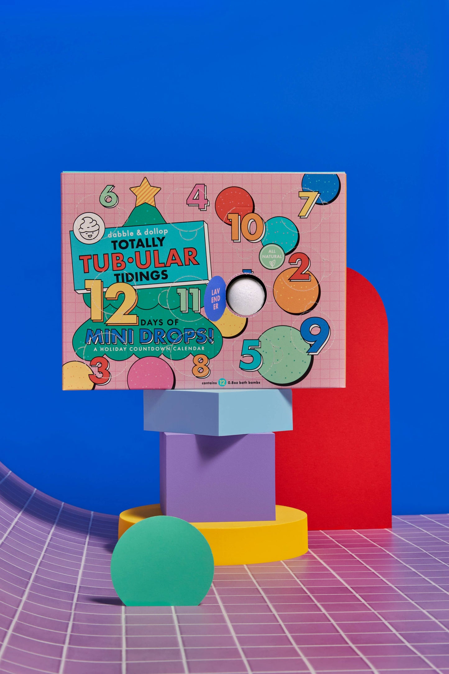 12 Days of Mini Drops® Bath Bomb Countdown Calendar