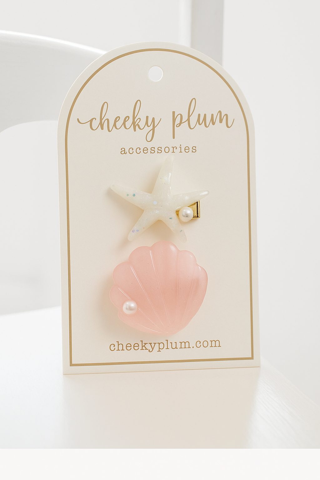Hair Clip Set - Under the Sea - Pink