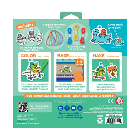 Shrink-its! DIY Shrink Art Kit - Fun Friends - 20 Charms