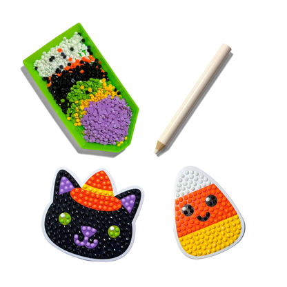 Mini Razzle Dazzle DIY Gem Sticker Kit - Spooky Fun - view 2