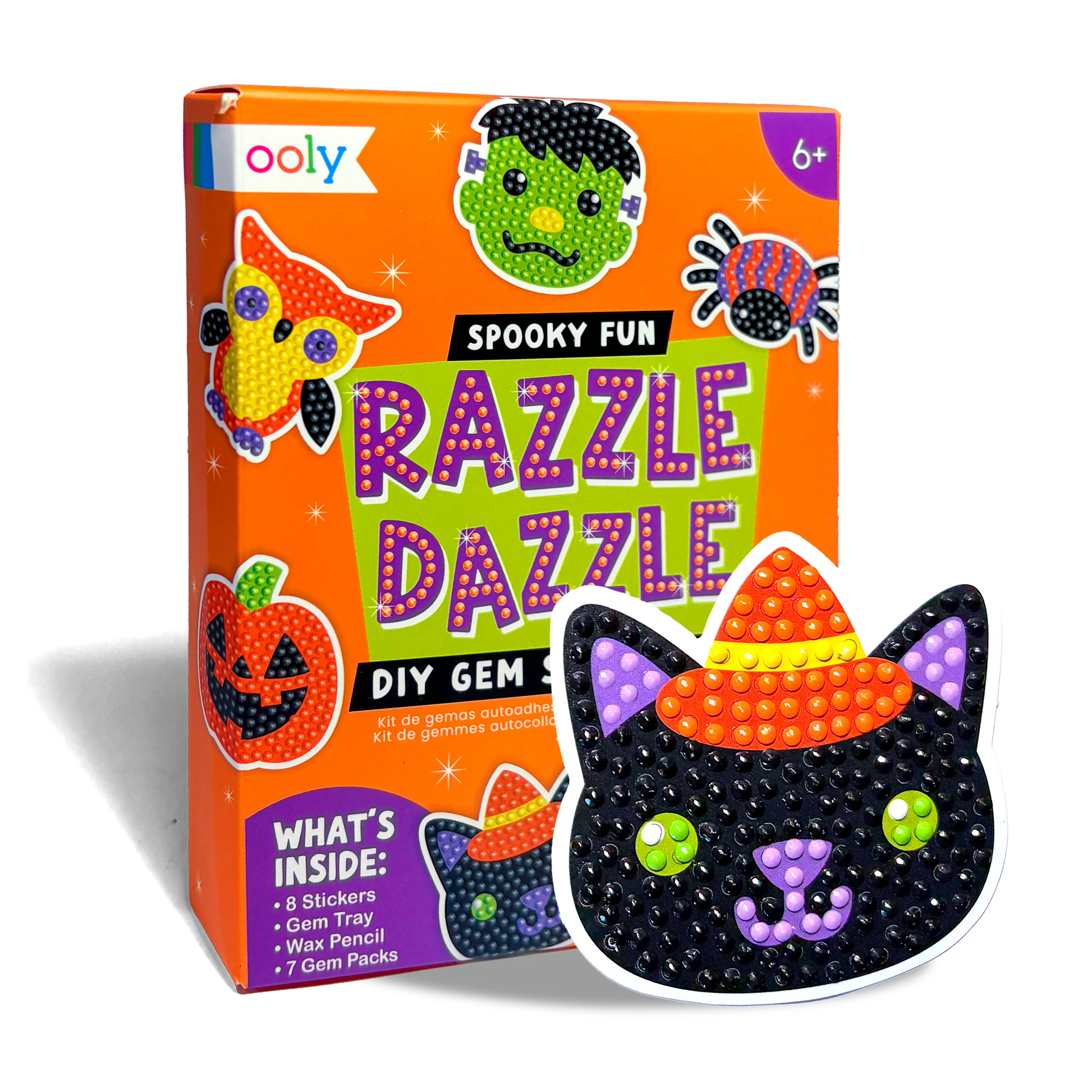 Mini Razzle Dazzle DIY Gem Sticker Kit - Spooky Fun