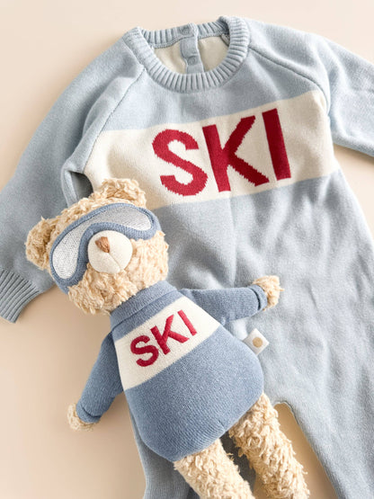 Ski Sweater Knit Baby Romper