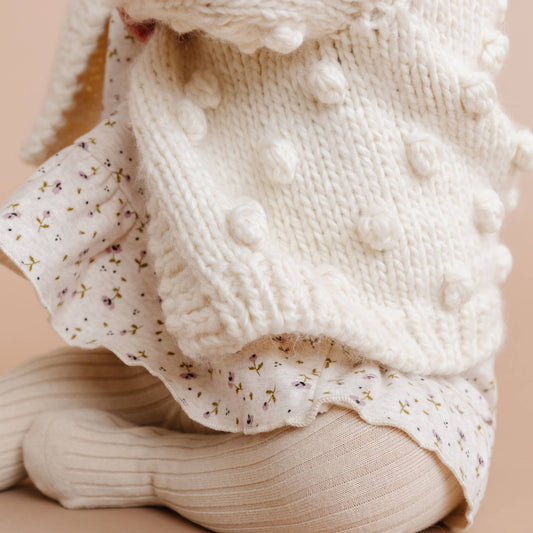 Popcorn Cardigan - Cream