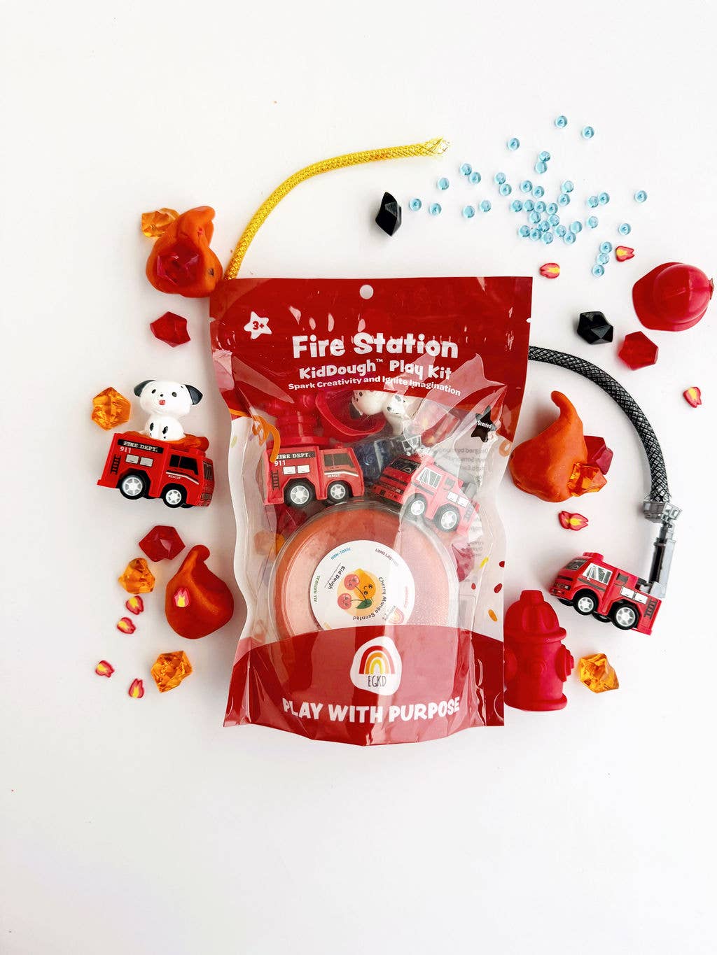 Fire Station KidDough Sensory Play Kit