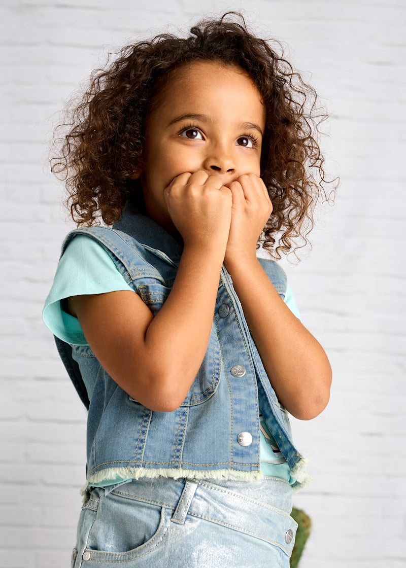 Girl's Denim Vest