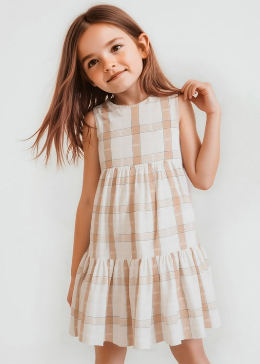 Plaid Linen Dress