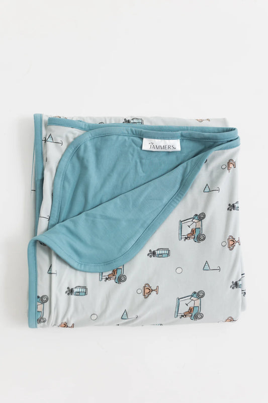 Blue Golf Blanket
