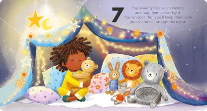 10 Kisses Before Bedtime: A Touch-and-feel Storybook