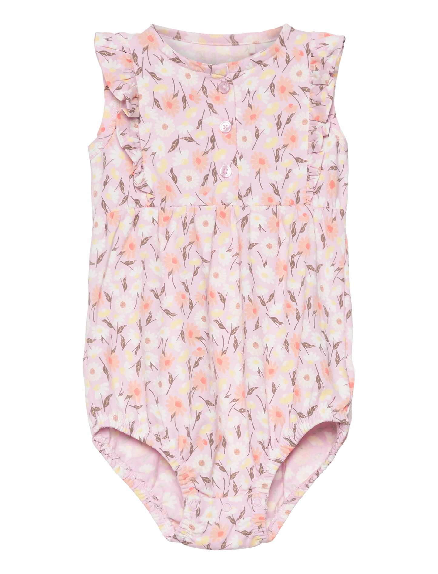 Floral Bodysuit - Pink Tulle