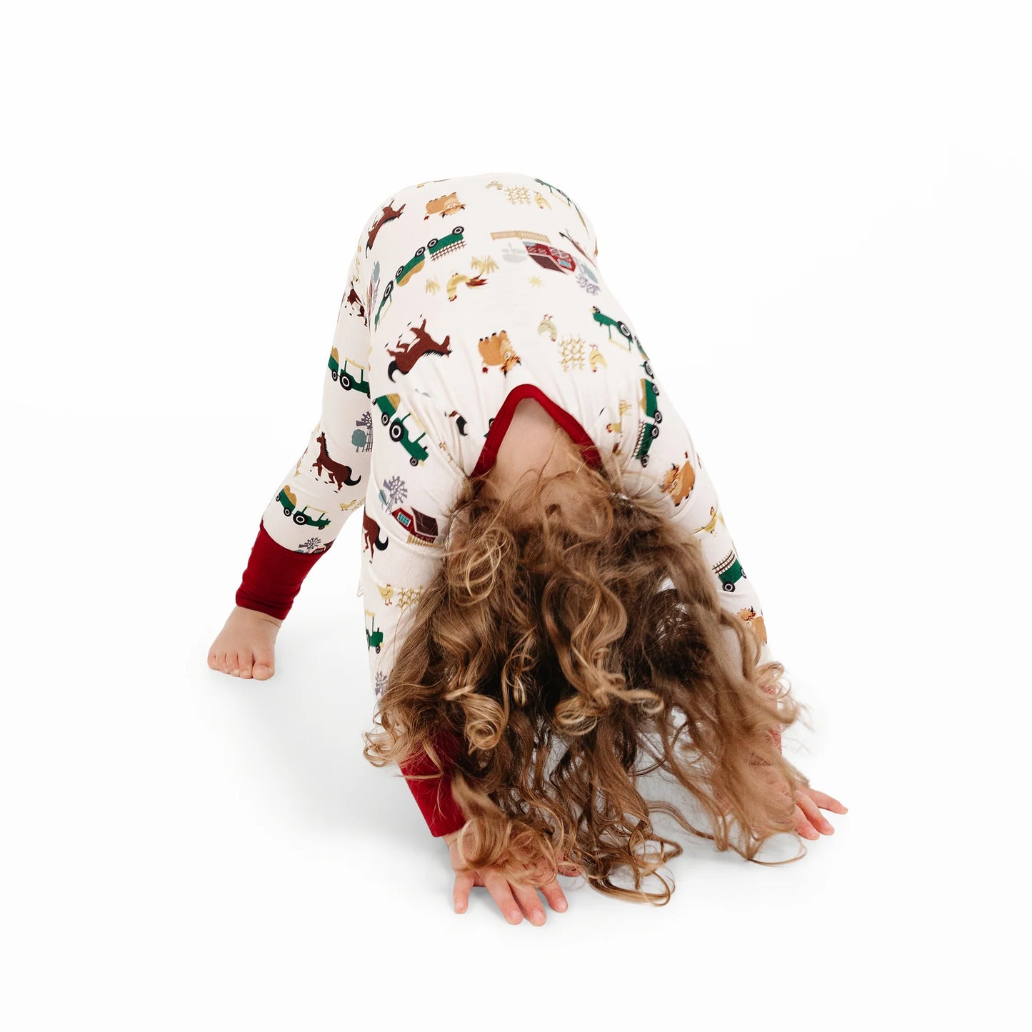 On the Farm Bamboo Convertible Baby Pajama