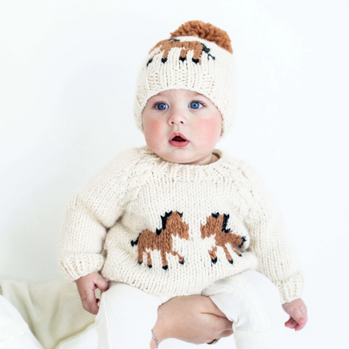 Pony Sweater Natural for Baby & Toddler