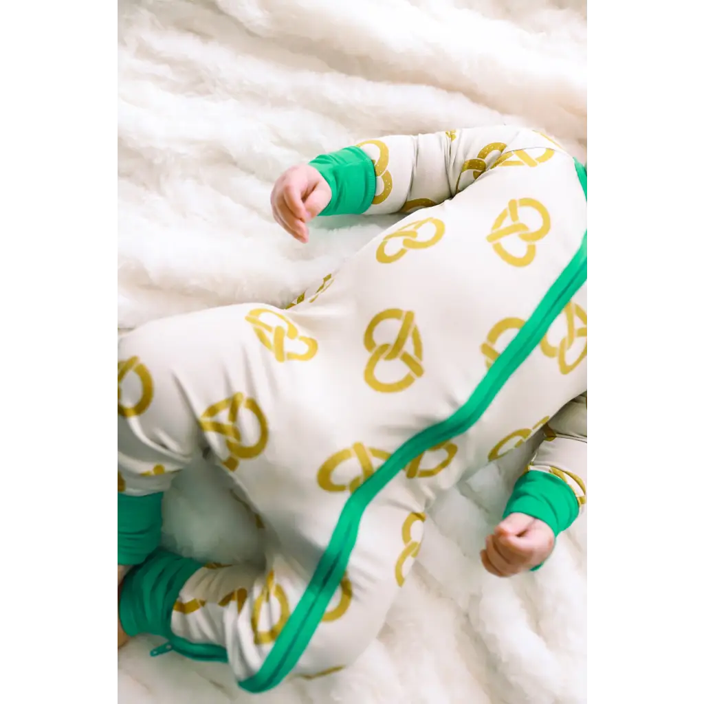 Pretzel Party Bamboo Baby Sleeper