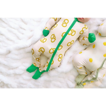 Pretzel Party Bamboo Baby Sleeper