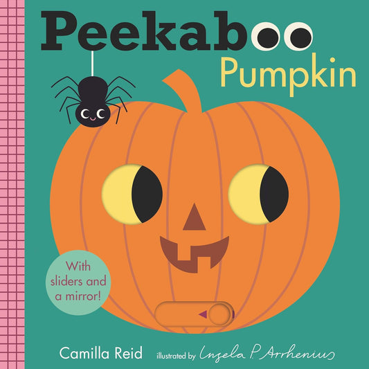Peekaboo: Pumpkin - An Interactive Board Book for Babies & Toddlers with Mirror & Sliders to Push, Pull, or Turn