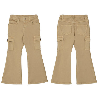 Flared Cargo Pants for Girls