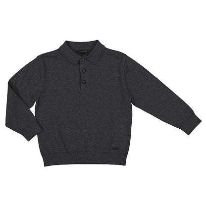 Knit polo for boys