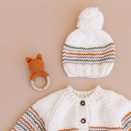 Fox | Cotton Crochet Rattle Teether