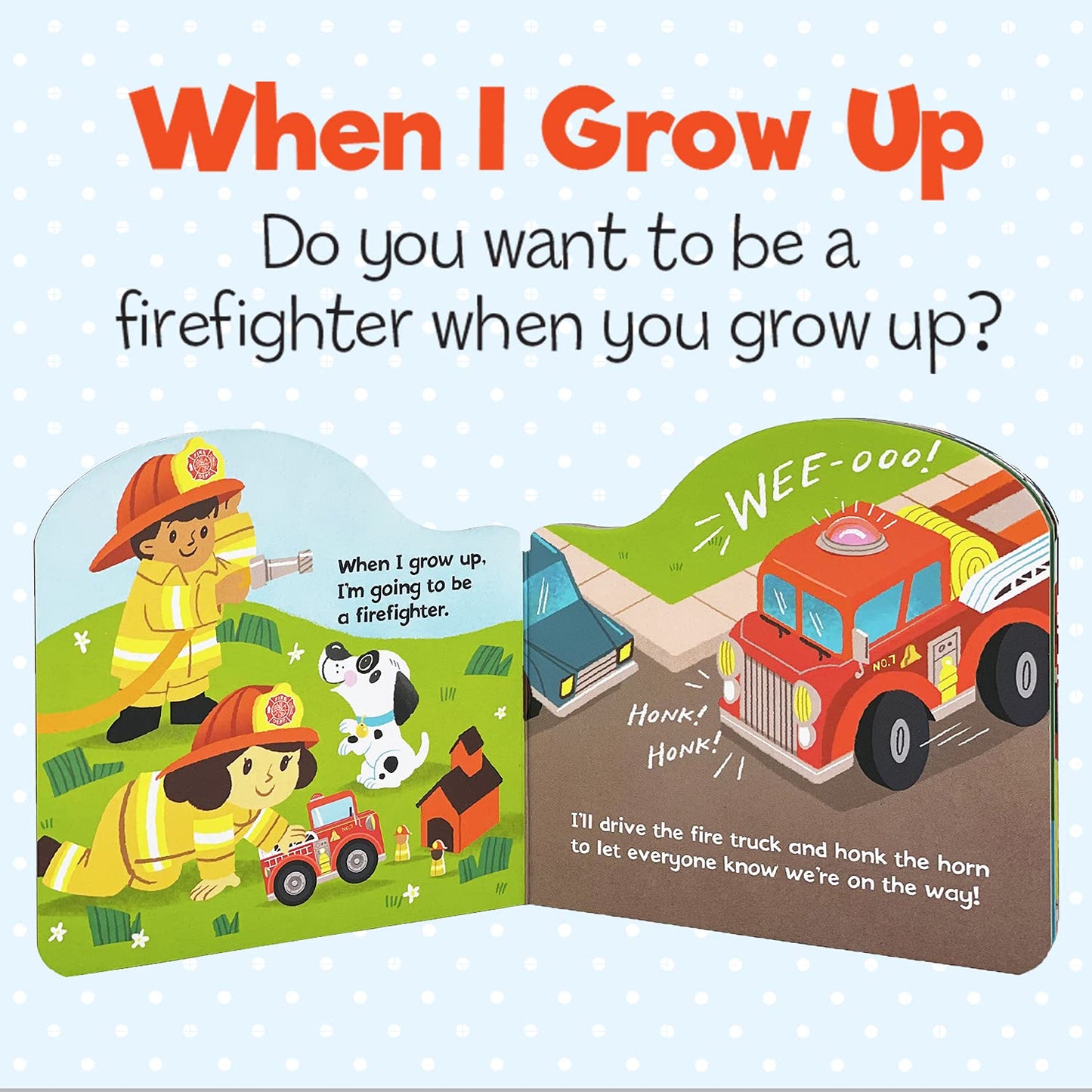 Fire Truck Tales Interactive Rolling Slipcase with 3 Books